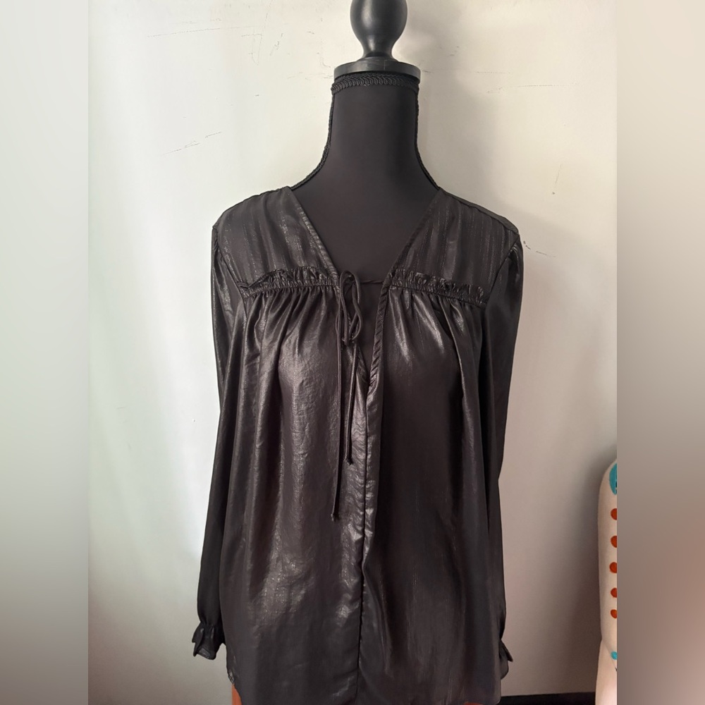 Anthropologie (Current Air) Drawstring Blouse